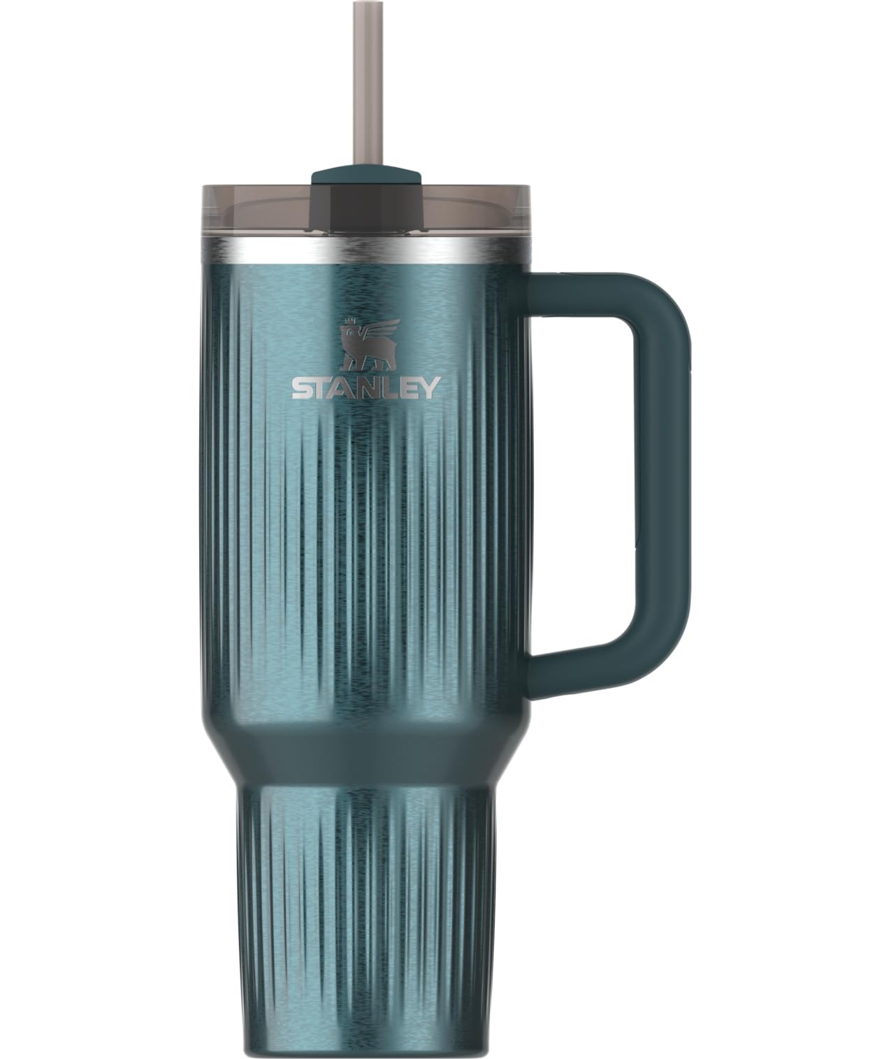 STANLEY Quencher H2.0 Tumbler with Handle and Straw 14 oz | Flowstate 3-Position Lid | Cup Holder Compatible for Travel | Insulated Stainless Steel Cup | BPA-Free | Azure