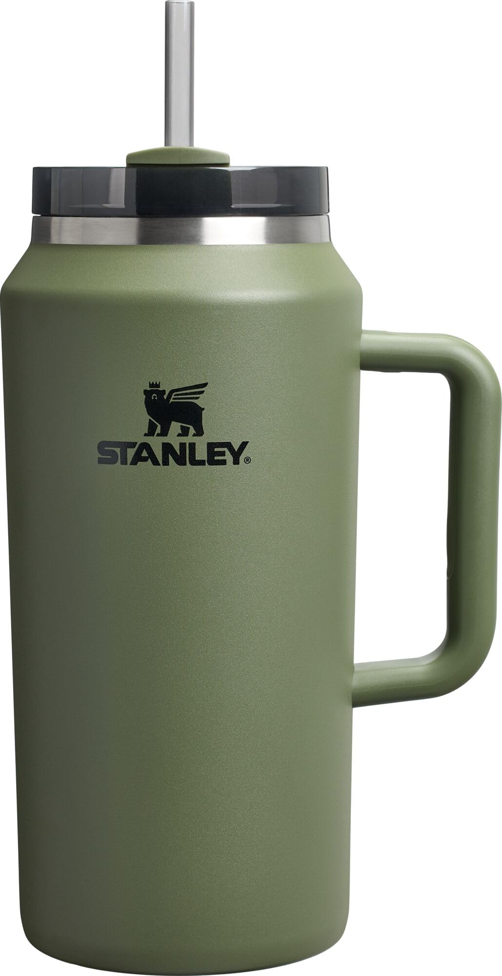 STANLEY Quencher H2.0 Tumbler with Handle and Straw 14 oz | Flowstate 3-Position Lid | Cup Holder Compatible for Travel | Insulated Stainless Steel Cup | BPA-Free | Azure