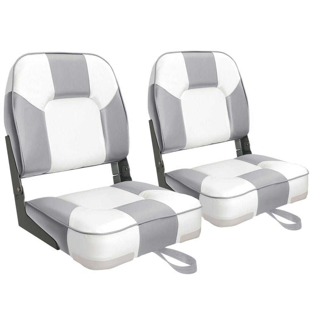 Leader Accessories A Pair of New Low Back Folding Boat Seats(2 seats)