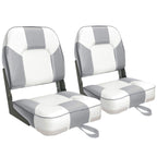 Leader Accessories A Pair of New Low Back Folding Boat Seats(2 seats)