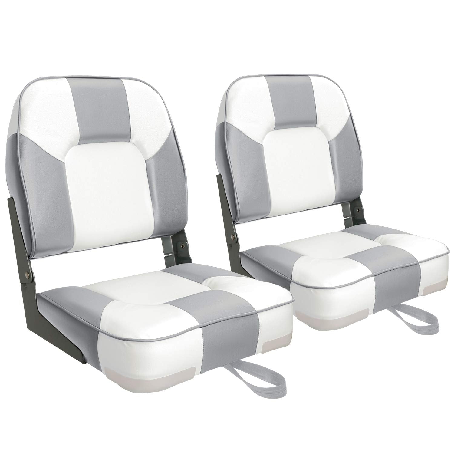 Leader Accessories A Pair of New Low Back Folding Boat Seats(2 seats)