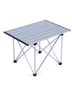 iClimb Ultralight Compact Camping Folding Table with Carry Bag (Black - S)