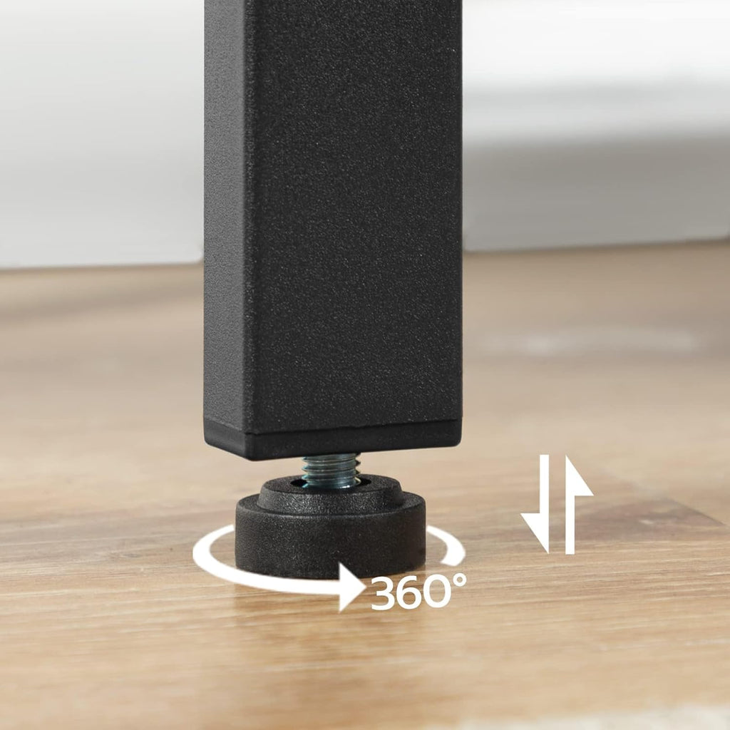 HOOBRO End Table, Simple Rustic Side Table with 3-Tier Storage Shelf, Narrow Nightstand for Small Spaces, for Living Room, Bedroom,Easy Assembly, Industrial Design, Rustic Brown and Black BF14BZ01