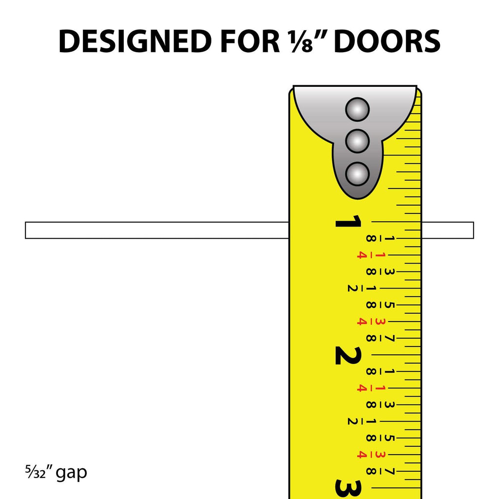 4 Ft. Long Black Plastic Sliding Door Track Set for 1/8" Thick Panels (Pack of 1) by Outwater Plastics