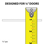 4 Ft. Long Black Plastic Sliding Door Track Set for 1/8" Thick Panels (Pack of 1) by Outwater Plastics