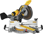 DEWALT Miter Saw, 12 Inch Double Bevel Sliding Compound Miter Saw, Blade Wrench and Material Clamp, Increased Crosscut Capacity, Powerful 3800 RPM Motor, Corded (DWS779)
