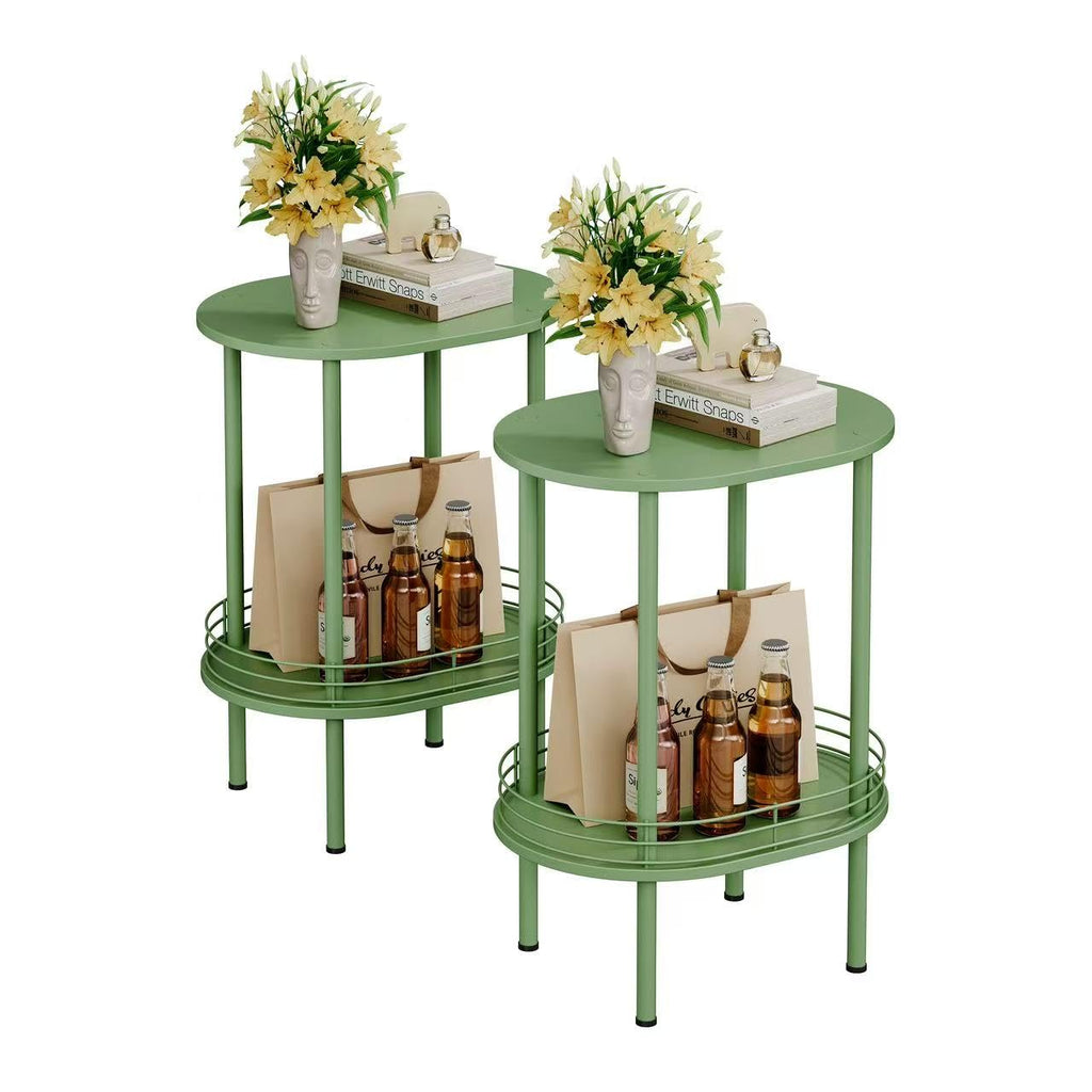 Small Round Side Table,Bedside Table with Storage,Morden Round Nightstand,Samll Side Table for Living Room,Bathroom,Bedroom, Nursery, Laundry, White