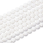 PH PandaHall 470pcs 8mm Lava Beads Natural Black Bead Black Lava Spacer Beads Oil Diffuser Bead Round Rock Stone Volcanic Rock Chakra Stone for Earrings Necklaces Bracelet Jewelry Making