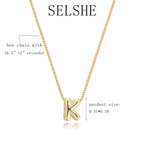 Bubble-Anfangsbuchstaben-Halsketten für Frauen, vergoldete zarte Bubble-Buchstaben-Halskette, niedliche Bubble-Anfangsbuchstaben-Halsketten, goldener Anhänger Namenskette, personalisierte goldene Ballon-Buchstaben-Halsketten für Damenschmuck