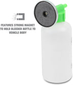 OEMTOOLS 25036 Bleed-O-Matic One-Man Brake Bleeder Kit, Featuring An Opaque Brake Bleed Bottle / Transparent Hoses and Tapered Fittings, No Mess Brake Fluid Bleeding , Multi color(Packaging May Vary)