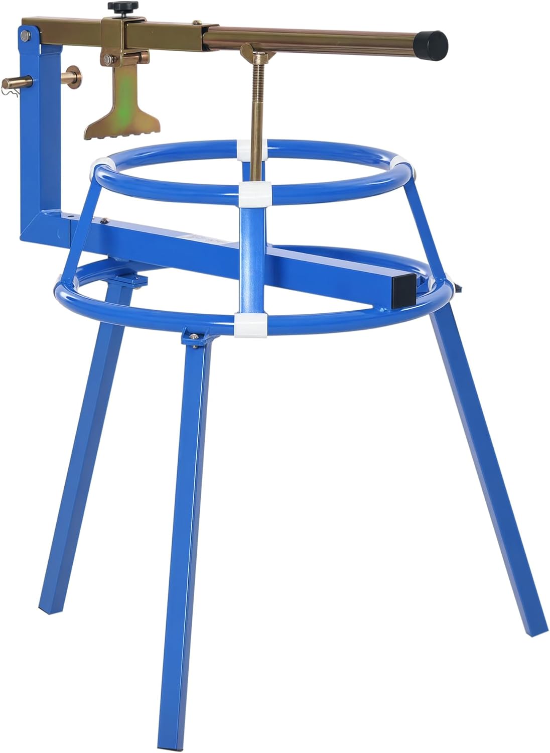 DURHAND Motorcycle Tire Changing Stand Durable Steel Machine with Adjustable Bead Popper and Leverage Handle for 16" - 24" Multi Size