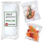 Chef Preserve Compact Vacuum Sealer for Food (Vacuum Sealer Machine + 10 Reusable Vacuum Bags) Powerful Handheld Vacuum Sealer Machine, Seal Meal Saver, Portable Food Sealer