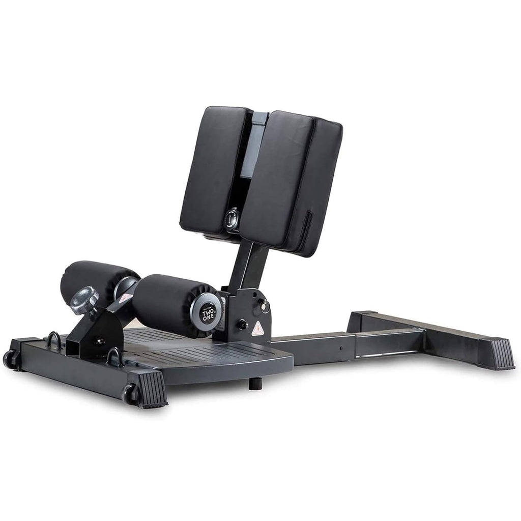 leikefitness Deluxe Multi-Function Deep Sissy Squat Bench Home Gym Workout Station Leg Exercise Machine (Black-8300)