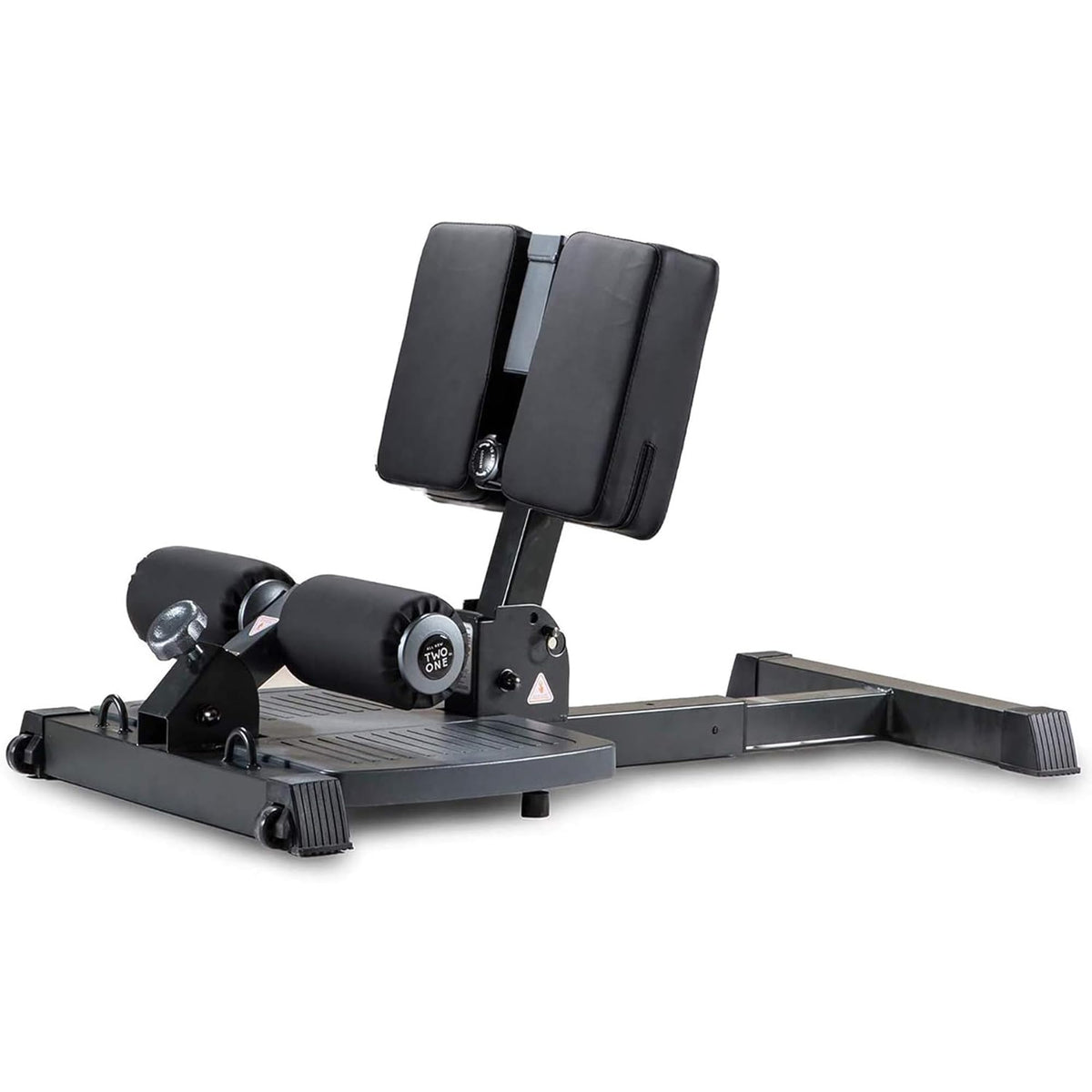 leikefitness Deluxe Multi-Function Deep Sissy Squat Bench Home Gym Workout Station Leg Exercise Machine (Black-8300)