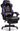 GTPLAYER Gaming Chair with Footrest, Big and Tall Computer Game Chair 350lb Racing Style, Ergonomic High Back Lumbar Support and Recliner, Moon Gray