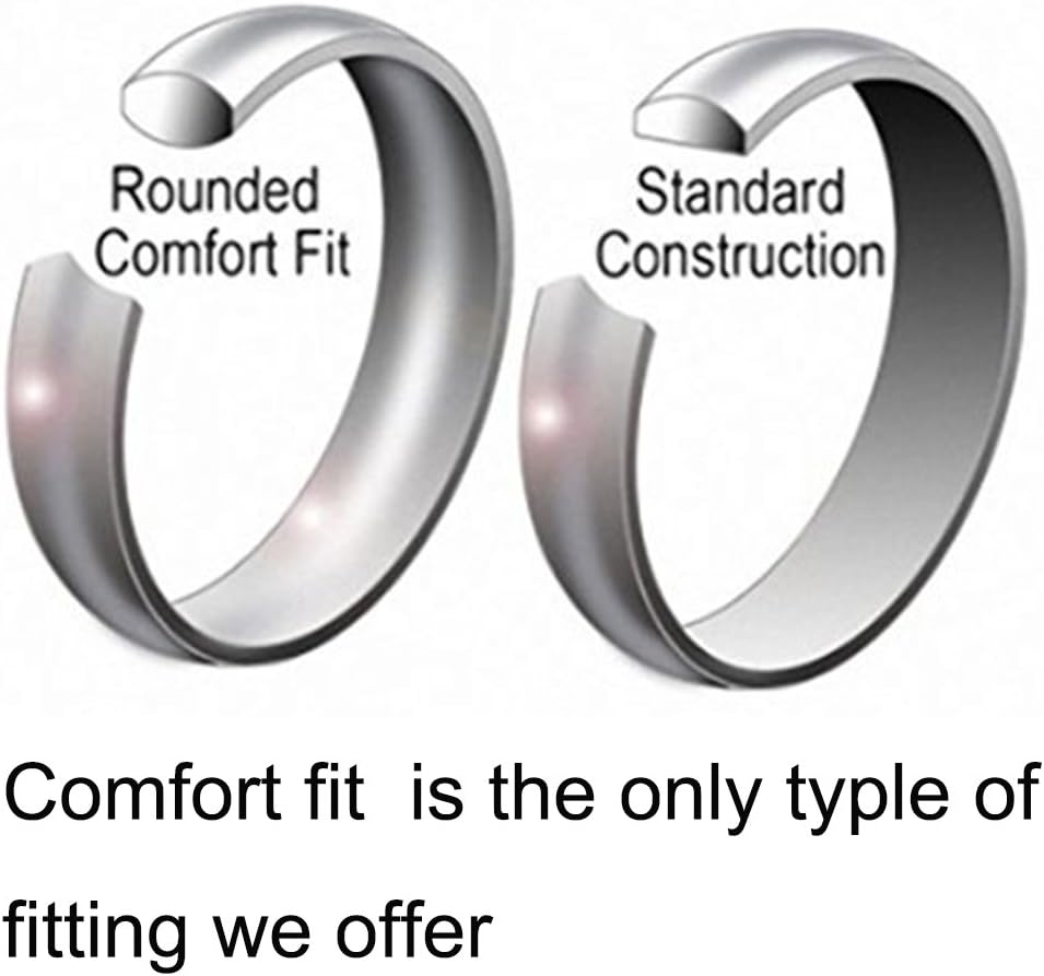 8mm Hawaiian Koa Wood and Abalone Shell Stainless Steel Rings Wedding Bands for Men Comfort Fit