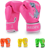 Kids Boxing Gloves for Boys and Girls, Youth Boxing Training Gloves for Kids 3-15, 4&6OZ Punching Bag Kickboxing Thai Mitts MMA Training Sparring Gloves