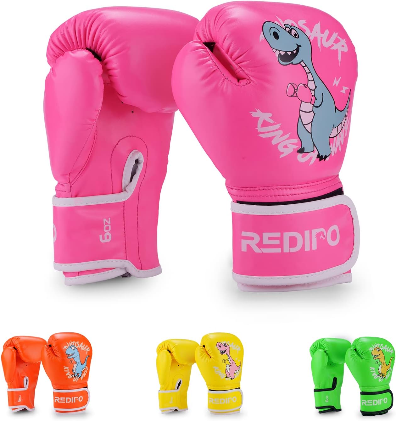 Kids Boxing Gloves for Boys and Girls, Youth Boxing Training Gloves for Kids 3-15, 4&6OZ Punching Bag Kickboxing Thai Mitts MMA Training Sparring Gloves