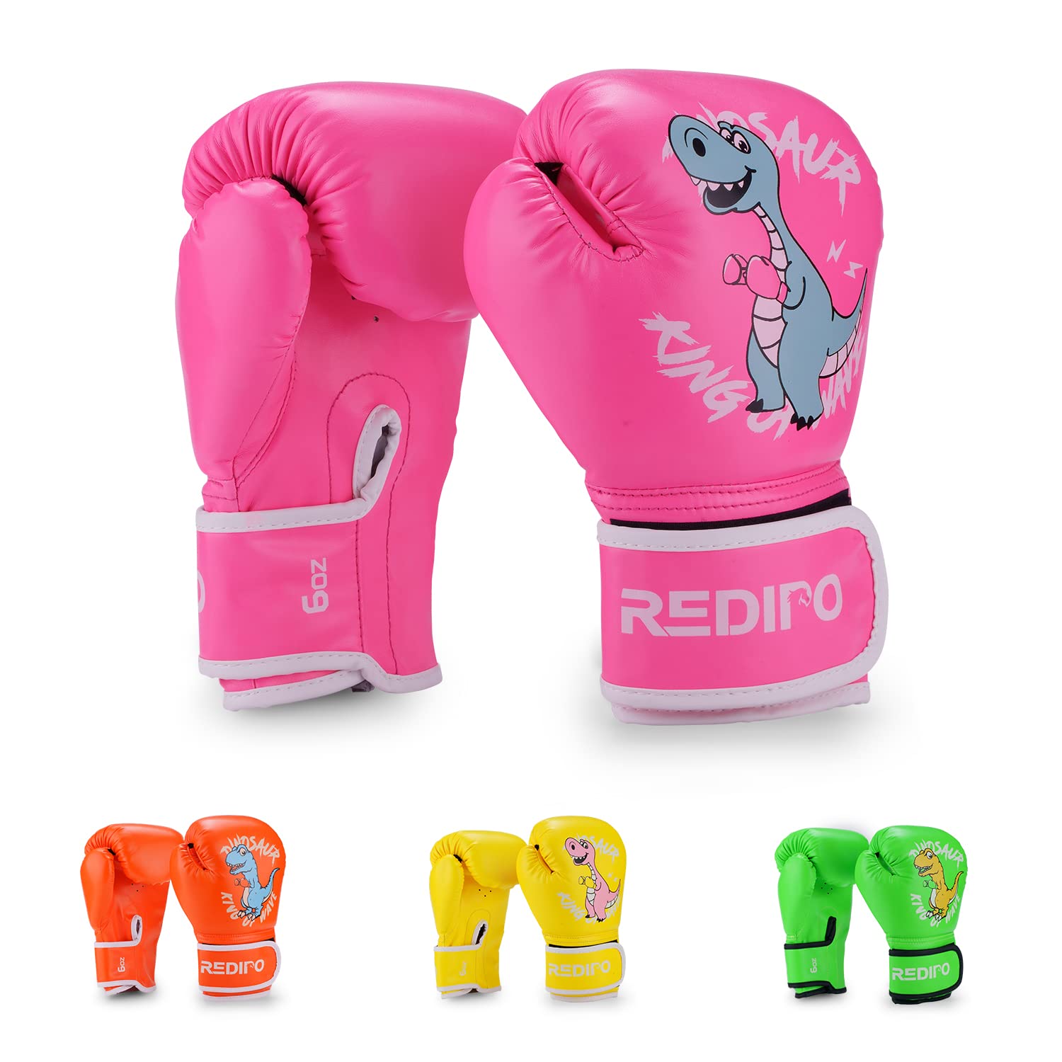 Kids Boxing Gloves for Boys and Girls, Youth Boxing Training Gloves for Kids 3-15, 4&6OZ Punching Bag Kickboxing Thai Mitts MMA Training Sparring Gloves