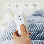 Opvarmet tæppe 50" x 60" - Opvarmet tæppe med 5 varmeniveauer og 3 timers automatisk slukning, maskinvaskbar, ETL &amp; FCC-certificering, overvarmebeskyttelse (Racoon) 