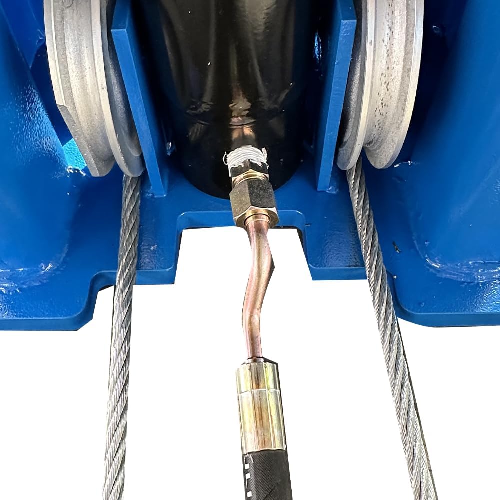 KATOOL AK-H115Z 2 Post Lift – 11,000 lbs Capacity, Hydraulic Vehicle Lift with 220V 4.0HP Motor and Double Point Lock Release Fit for Compact Cars, Trucks, and SUVs (AK-H115Z)