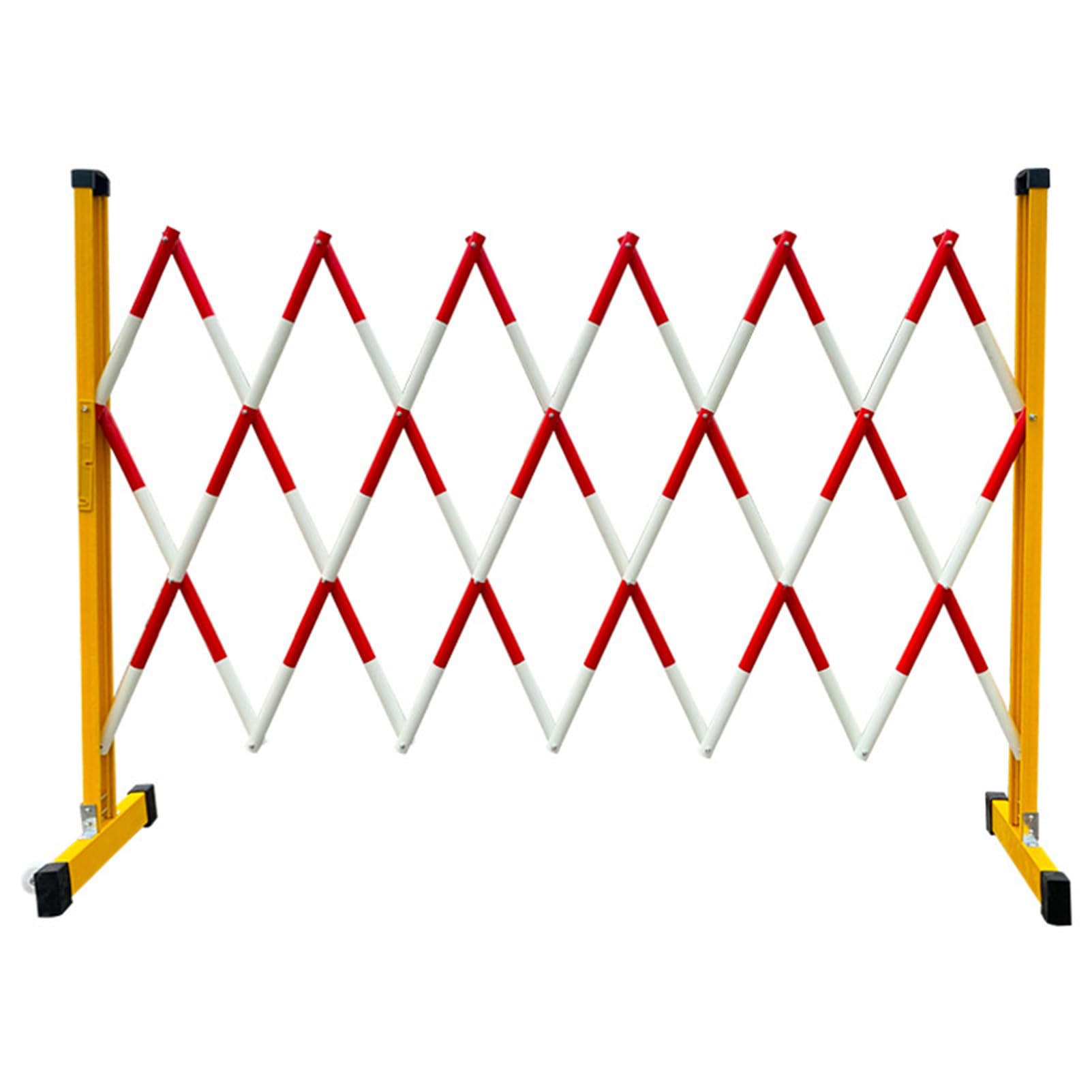Expandable Security Gate - Mobile Parking Barrier High Driveway Fence | Retractable Traffic Barricade Folding Portable Scissor Gate for Outdoor Road Garage Construction