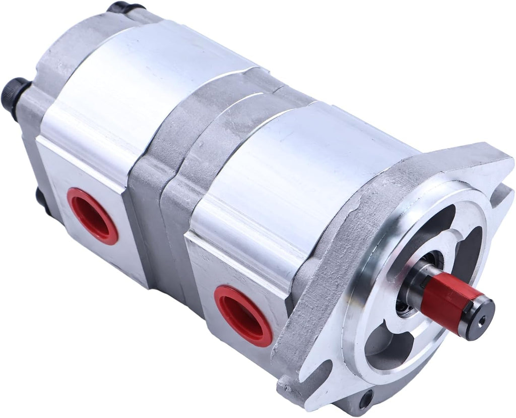 FridayParts Hydraulic Double Gear Pump HGP-33A-F6/6R HGP33AF66R Replacement