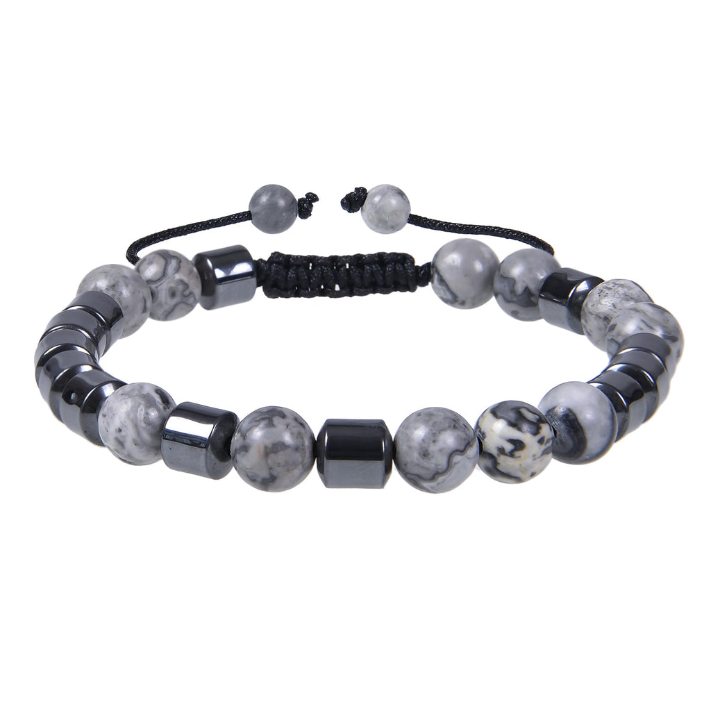 GelConnie Lava Rock Chakra Bracelet 7 Chakra 8mm Natural Stone Healing Bracelet Stress Relief Yoga Beads Anxiety Bracelet Aromatherapy Essential Oil Diffuser Bracelet Bangle