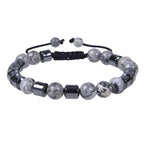 GelConnie Lava Rock Chakra Bracelet 7 Chakra 8mm Natural Stone Healing Bracelet Stress Relief Yoga Beads Anxiety Bracelet Aromatherapy Essential Oil Diffuser Bracelet Bangle