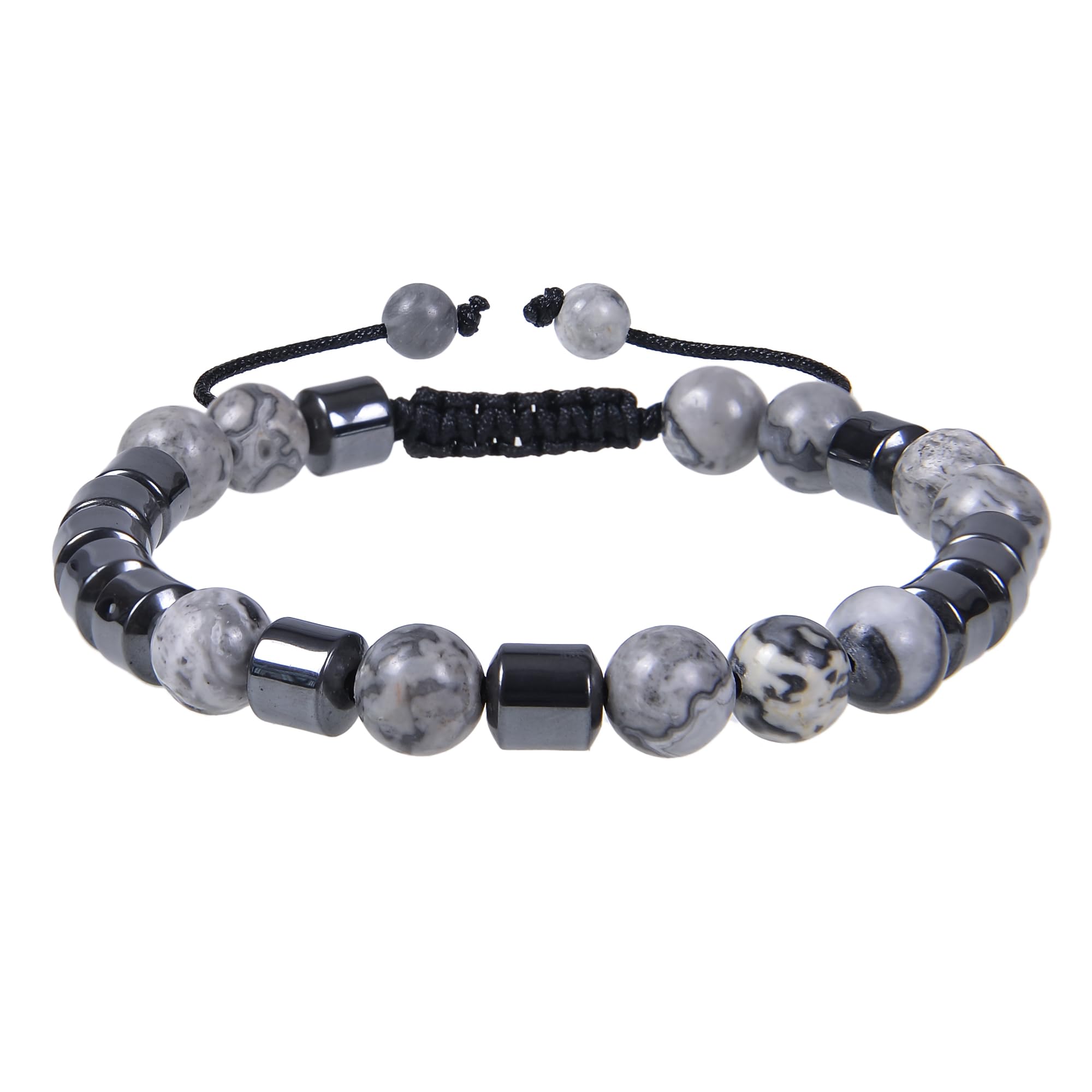 GelConnie Lava Rock Chakra Bracelet 7 Chakra 8mm Natural Stone Healing Bracelet Stress Relief Yoga Beads Anxiety Bracelet Aromatherapy Essential Oil Diffuser Bracelet Bangle