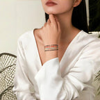 Jgrprlq Ich würde dir helfen, die Leiche zu vergraben Morse-Code-Armband für Frauen Gold Freundschaftsarmband Schmuck (gold schwarz)