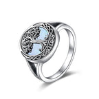 ONEFINITY Tree of Life Rings Sterling Silver Celtic Knot Tree of Life Rings Family Tree Jewelry Gifts for Women