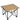 iClimb Ultralight Compact Camping Folding Table with Carry Bag (Black - S)