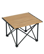 iClimb Ultralight Compact Camping Folding Table with Carry Bag (Black - S)