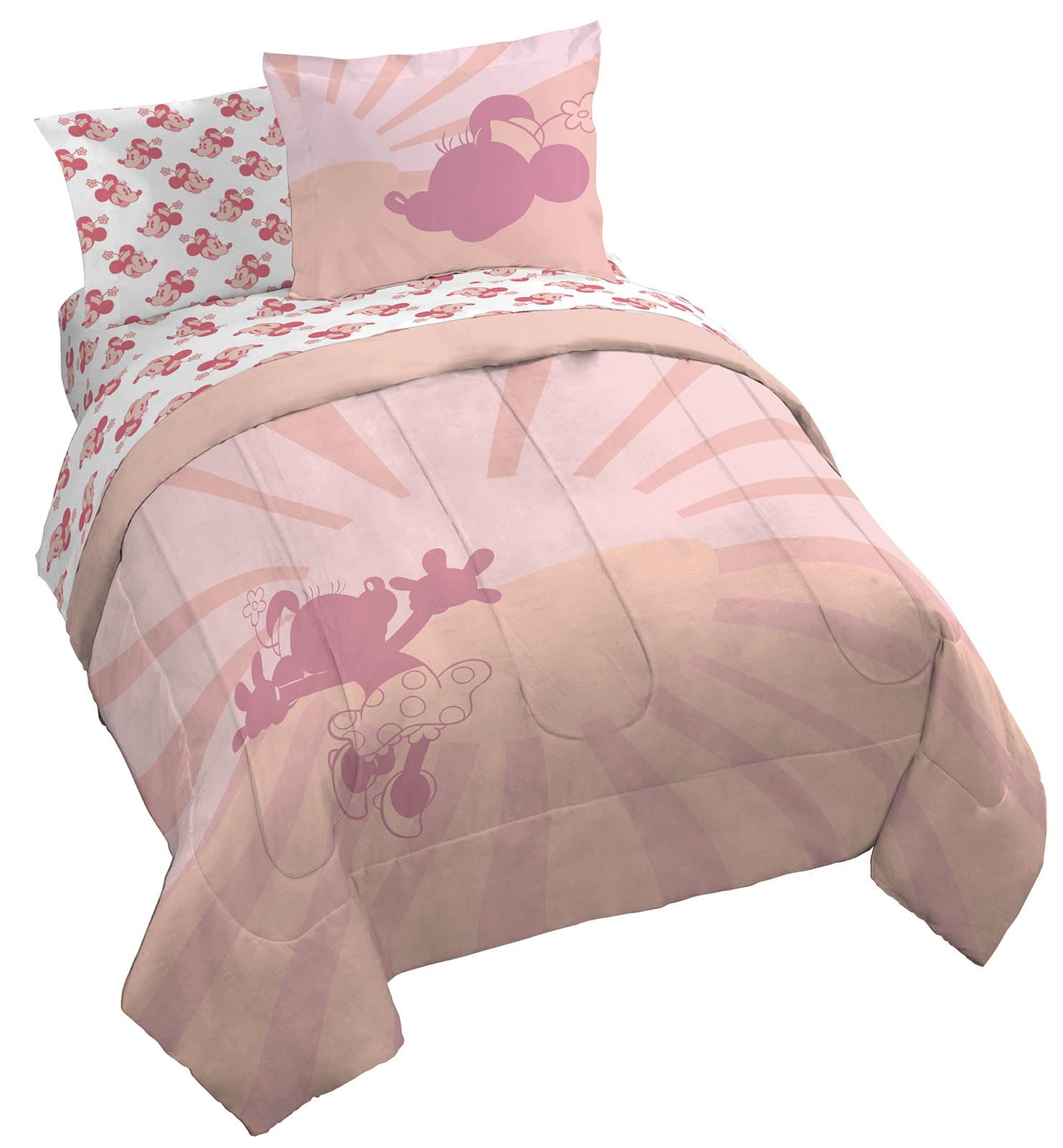 Jay Franco Minecraft Creeper Twin Comforter Set - 5 Piece Bedding Includes Sheet Set & Pillow Covers - Super Soft Gren & Gray Bedding