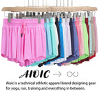 AIOIC Pige Sommerfugl Shorts Børns Flydende Shorts 2-i-1 Pige Sommerfugl Nederdele med Lomme Sort