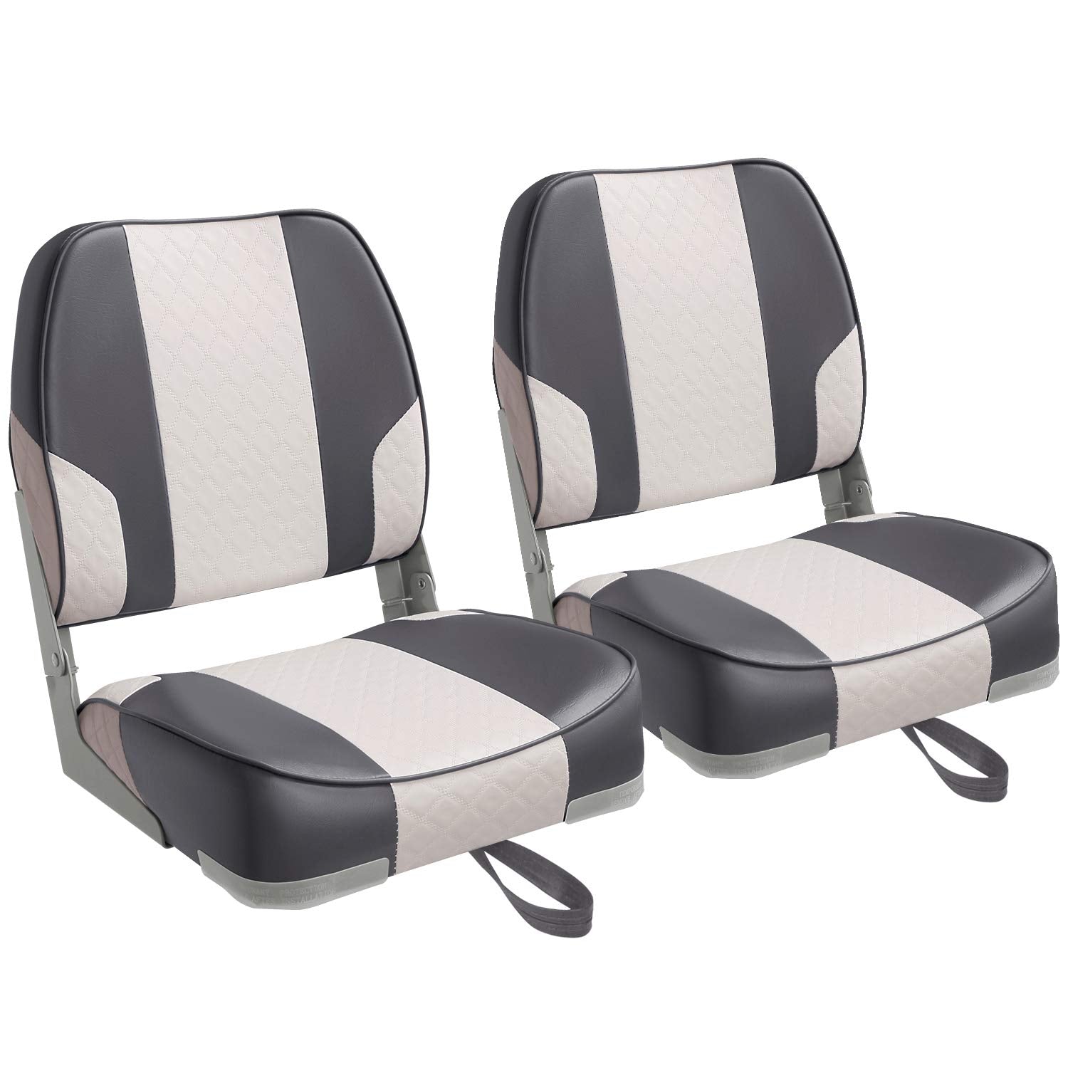 Leader Accessories A Pair of New Low Back Folding Boat Seats(2 seats)