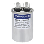 45/5 uF 45+5 MFD 370V or 440V Dual Run Start Round A/C Capacitor 45 5 uF 370 440 Volt VAC CBB65B Air Conditioner Capacitors for AC Unit Fan Motor Start or Heat Pump or Condenser Straight Cool