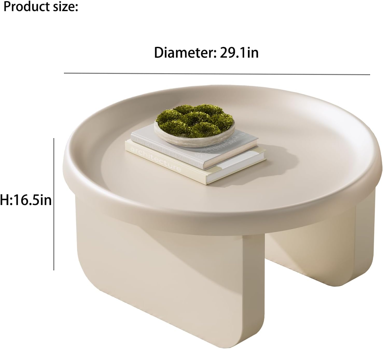 Round Coffee Table,Modern Coffee Table,Unique Circle Coffee Tables,Metal Center Table for Living Room
