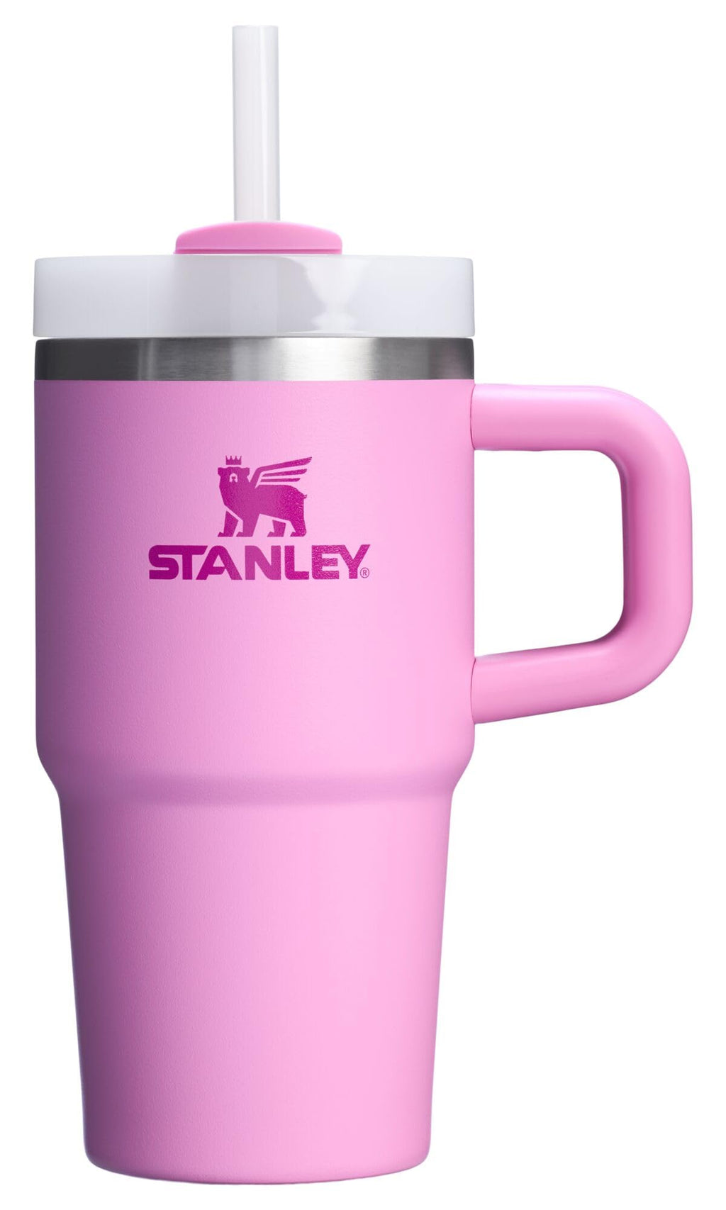 STANLEY Quencher H2.0 Tumbler with Handle and Straw 14 oz | Flowstate 3-Position Lid | Cup Holder Compatible for Travel | Insulated Stainless Steel Cup | BPA-Free | Azure