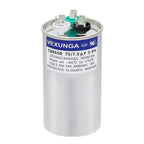 45/5 uF 45+5 MFD 370V or 440V Dual Run Start Round A/C Capacitor 45 5 uF 370 440 Volt VAC CBB65B Air Conditioner Capacitors for AC Unit Fan Motor Start or Heat Pump or Condenser Straight Cool