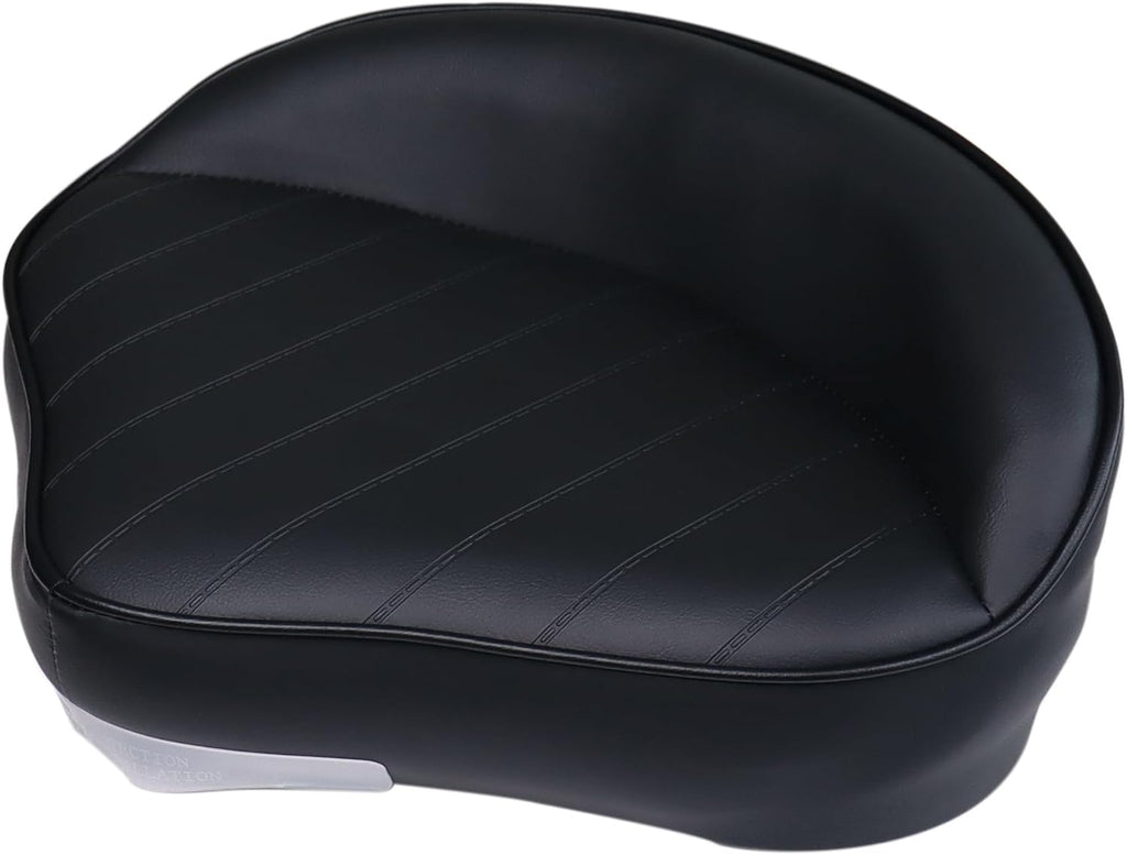 Pro Casting Boat Seat, Marine Grade Universal Fishing Bass Boat Seat Bike Butt Chair (Black)