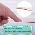 WXJ13 بسته 2 عددی بازکننده نامه‌ها از جنس استیل ضدزنگ سبک وزن، برش‌دهنده پاکت دستی، نقره‌ای و رزگلد