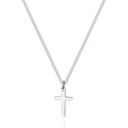 Joxevyia Cross Necklace for 14K Gold Filled Stainless Steel Small Cross Pendant with Cuban Chain Necklace Simple Faith Jewelry Christmas Gift for Men Women 16-24 Inches