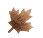 Handcrafted Tree Leaf Brooch and Lapel Pins - Canadian Maple, Maple, and Aspen Leaves - Pewter, Copper, Gold, Hand Painted - Handmade in The United States