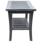 Redmon since 1883 Weathered Genuine Teak Bench