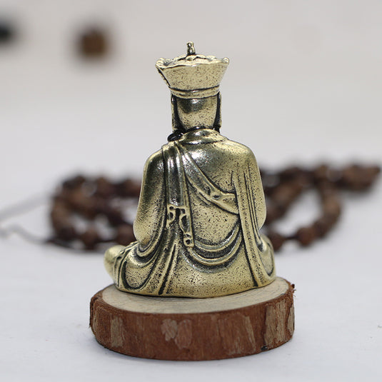 Statue de Bouddha en cuivre pur, Antique et ancienne, petits ornements