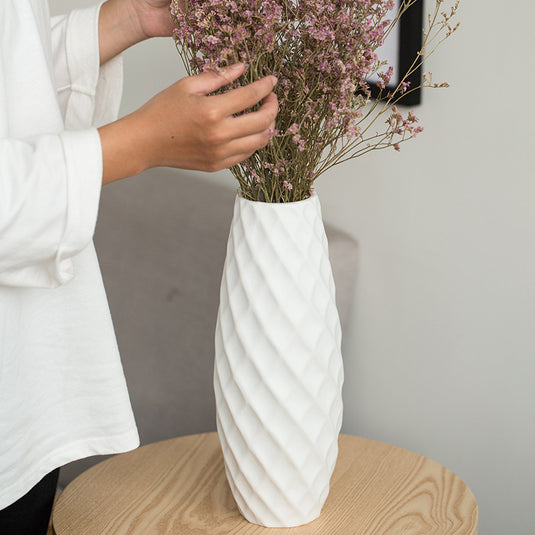 Gulv keramik europæisk stil kreativ stor vase