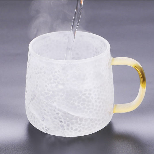 Tasse en verre transparent résistant à la chaleur