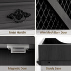 63" Large Buffet Sideboard Cabinet with Drawers, 4 Doors and Charging Station, Farmhouse Kitchen Storage Pantry Cabinet with Adjustable Shelves, Coffee Bar Wine Bar for Kitchen, Living Room - Grand Goldman